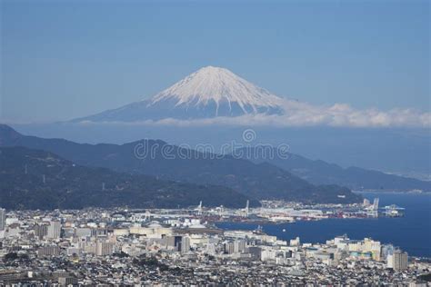 Mount Fuji And Shimizu Por Stock Photo Image Of Nihondaira 170153810