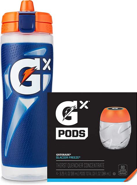 Gatorade Gx Bottle Navy With Gx Pods Glacier Freeze