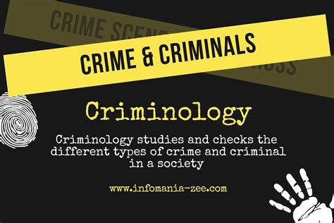 Crime And Criminals Types Of Crime And Criminals In Criminology