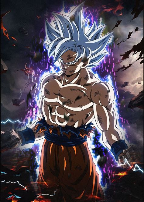 Son Goku Poster By Lony Cocai Displate Dragon Ball Su