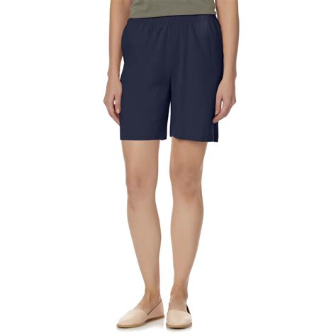 Basic Editions Womens Knit Shorts Shop Your Way Online Shopping