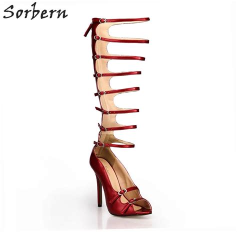 Sorbern Sexy Open Toe Gladiator Style Sandals Fetish Heels Women S