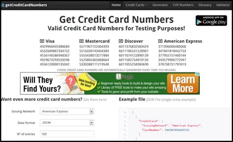 Mainly useful for creating a testing database of working credit card numbers. Get Free Credit Card Numbers in Pakistan ~ Ask Ahmad Bilal