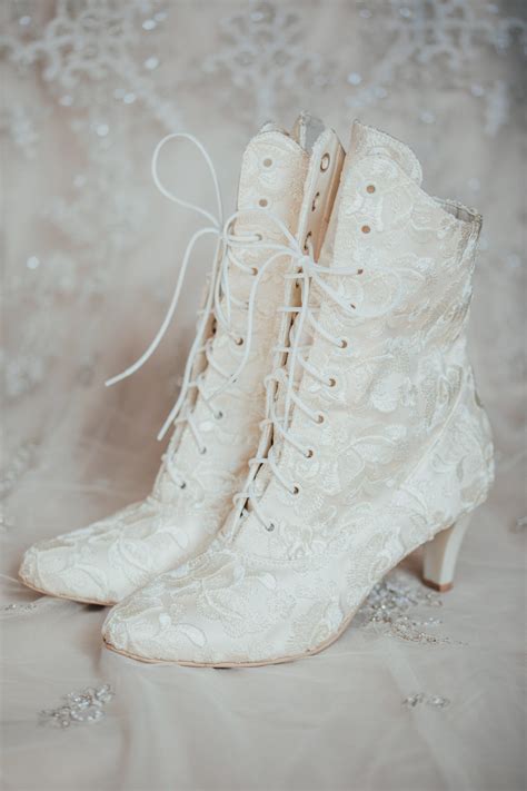 Lace Wedding Boots And Bridal Shoes House Of Elliot