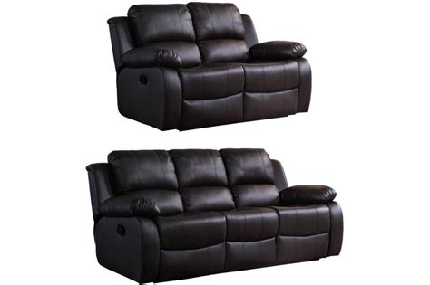 Relaxing on our loveseats is a luxury that you deserve. Valencia Leather Sofa Brown Recliner 3+2 Seater Sofa Set ...