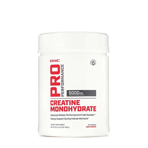 Creatine Monohydrate Unflavored Gnc