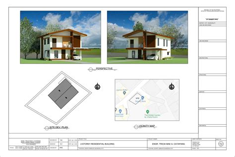 Solution 2 Storey Residential Building Architectural And Structural