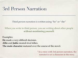 first person narrative examples essays