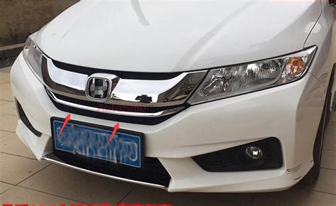 Vlog wraping honda city front grill by one auto concerp. For Honda City Sedan 2014 2015 2016 ABS Chrome plastic ...
