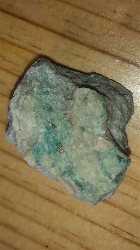 Found These Blue Green Rocks In California They Have Small Chunks Of