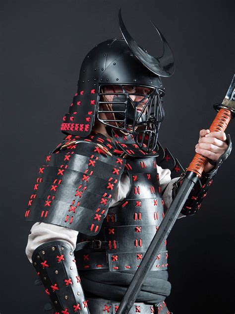 o yoroi japanese samurai leather warrior armor set for sale steel mastery