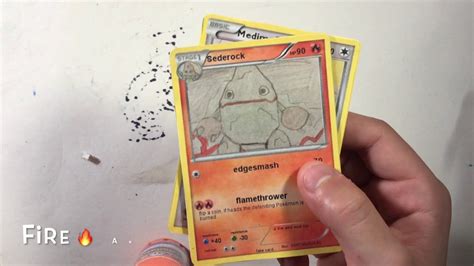 How To Make Your Own Pok Mon Card Youtube