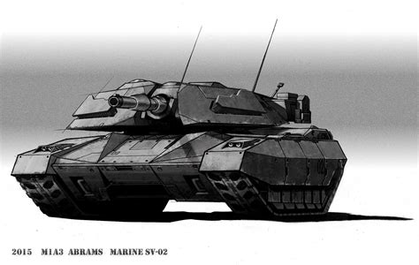 Futuristic Military Tanks Concept Art