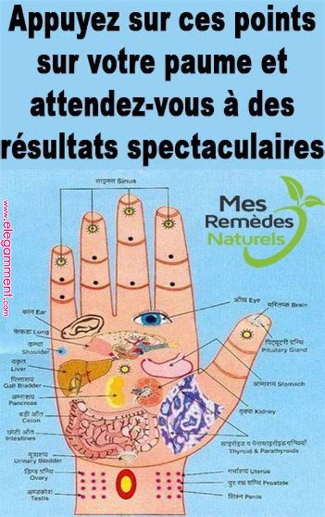 appuyez sur ces points sur votre paume et attendez vous à des résultats spectaculaires avec