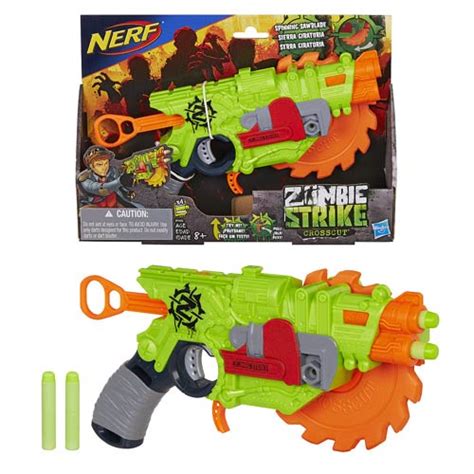Nerf Zombie Strike Crosscut Buzzsaw Blaster Hasbro Nerf Roleplay
