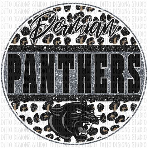 Permian Panthers Png Leopard Sublimation File Etsy