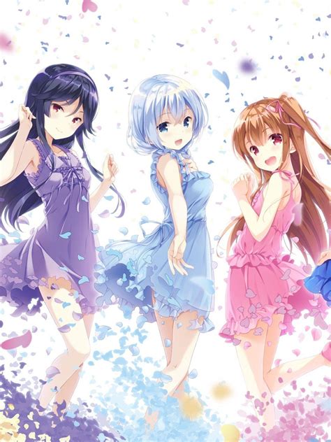 Anime 3 Friends Cute Anime Friends Wallpapers Top Free Cute Anime