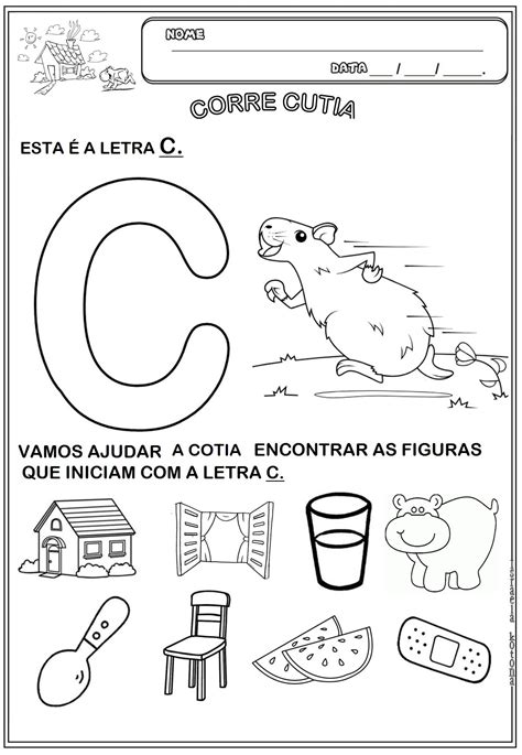 Letra C Educação Infantil Sololearn