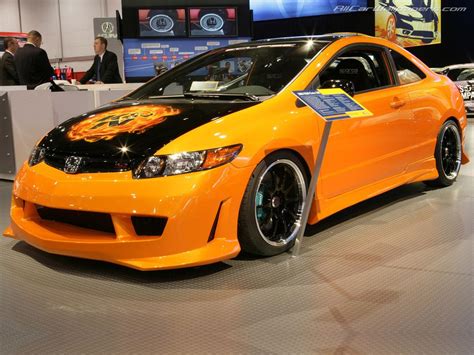 Honda Civic Honda Civic Si Tuning By Kn At Sema 2996