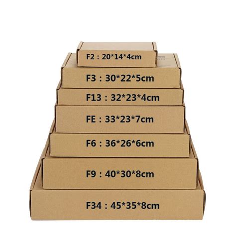 Kraft Paper Brown Carton Box Custom Corrugated Boxes Thickness 023mm