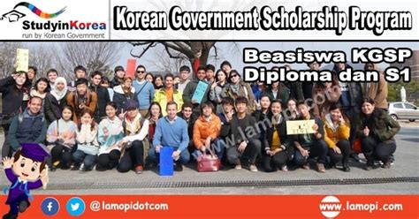 Pendaftaran Beasiswa Kgsp 2021 Korea Lamopi