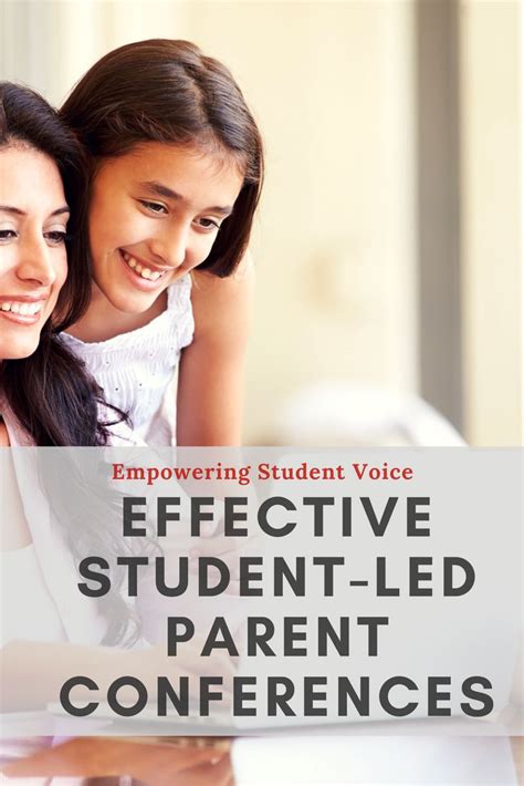 Effective Student Led Parent Conferences Parents Conferences Student