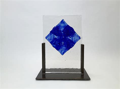 Azure Float Casting By Dierk Van Keppel Art Glass Sculpture Artful Home