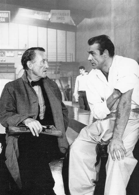Sean Connery And Ian Fleming On The Set Of Dr No 1962 James Bond