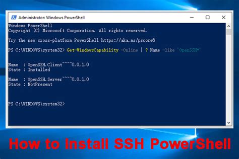 Powershell Ssh How To Install Ssh Powershell On Windows 1011