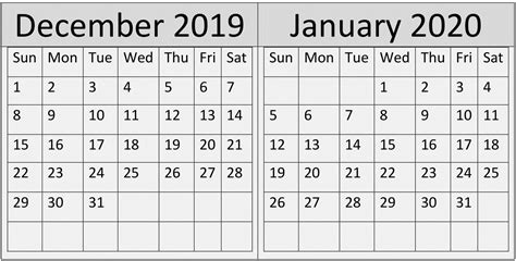 Print Calendar December January Calendar Printables Free Templates