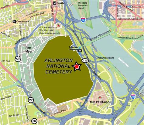 Arlington National Cemetery Maps And Information Arlington National