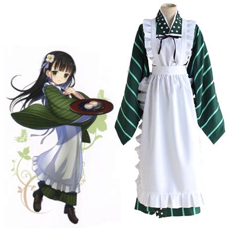 Anime Is The Order A Rabbit Cosplay Costumes Ujimatsu Chiya Full Set