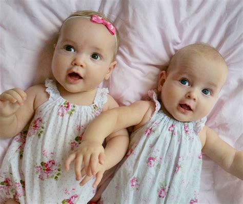 Pin By Deb Eastman On Twins Twin Baby Girls Baby Pictures Baby Girl