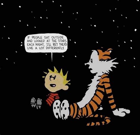 Tattoo idea | Look at the stars, Calvin and hobbes, People sitting