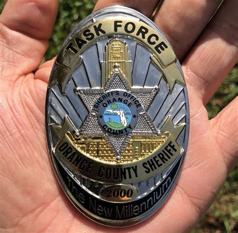Orange County Sheriff Task Force Florida Police Badge