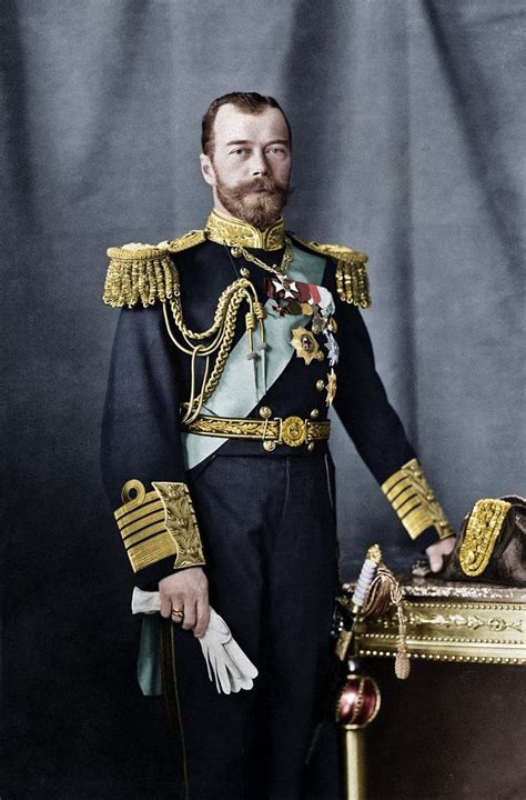 The Last Emperor Of Russia Tsar Nicholas Ii 1909 Rcolorization
