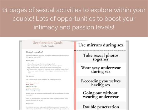 Couples Intimacy Activity Relationship Workbook Couples Etsy