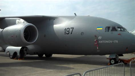 Antonov An178 At The Paris Air Show 2015 Youtube