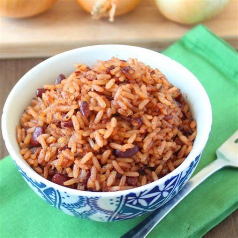 The Very Famous Jamaican Rice And Beans Rice Is Cooked With The Beans