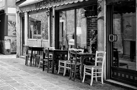 Italian Restaurant Black And White Stock Photos Pictures And Royalty