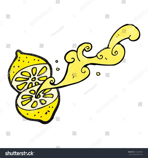 Cartoon Sliced Lemon Stock Vector Royalty Free 122365681
