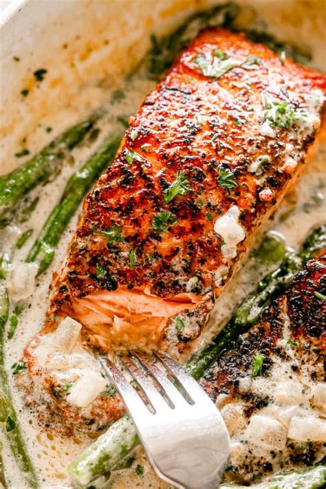 Garlic Dijon Salmon Recipe Easy Low Carb Dinner Idea