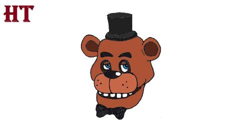 How To Draw Freddy Fazbear At Five Nights At Freddys Freddy Fazbear