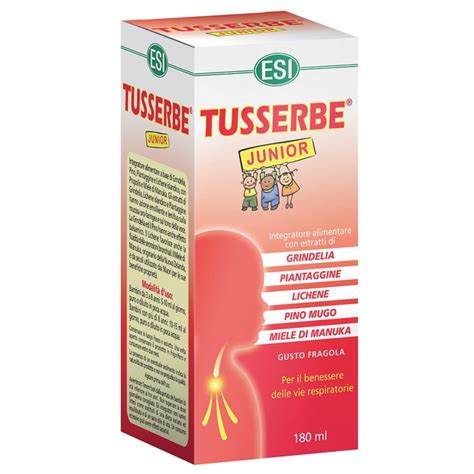 Tusserbe junior is a syrup for children from esi that is perfect for soothing airway conditions. Esi, Esi Tusserbe Junior 180ml, Farmacias 1000