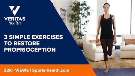 3 Simple Exercises To Restore Proprioception Youtube