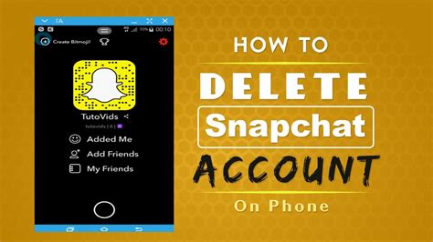 If the above is the case then don't. How to Delete Snapchat Account on Phone - YouTube