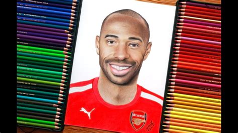 Thierry Henry Drawing In Arsenal Shirt Youtube