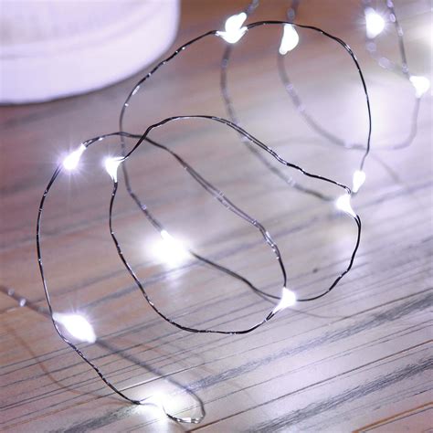 2m Battery Black Firefly Wire Fairy Lights 20 Leds Decorative Light