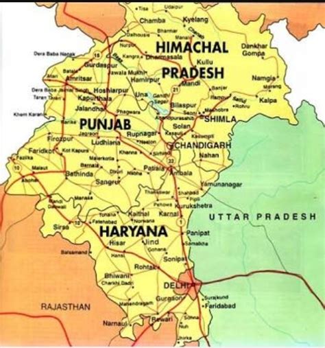 Was The Whole Of Himachal Pradesh Part Of East Punjab Or