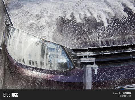 Soapy Foam On Surface Image And Photo Free Trial Bigstock